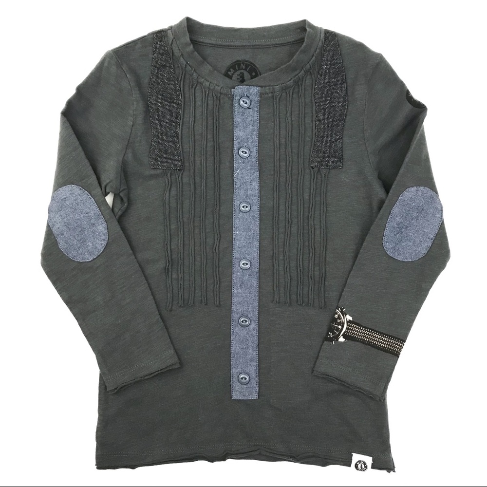 NWT Mini Shatsu Girls Long Sleeve Top